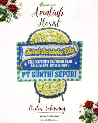 Papan Bunga Duka di Datuk Tanah Datar