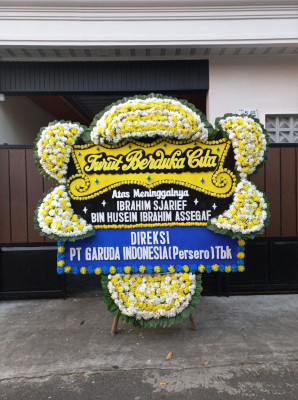 Papan Bunga Duka di Datuk Tanah Datar